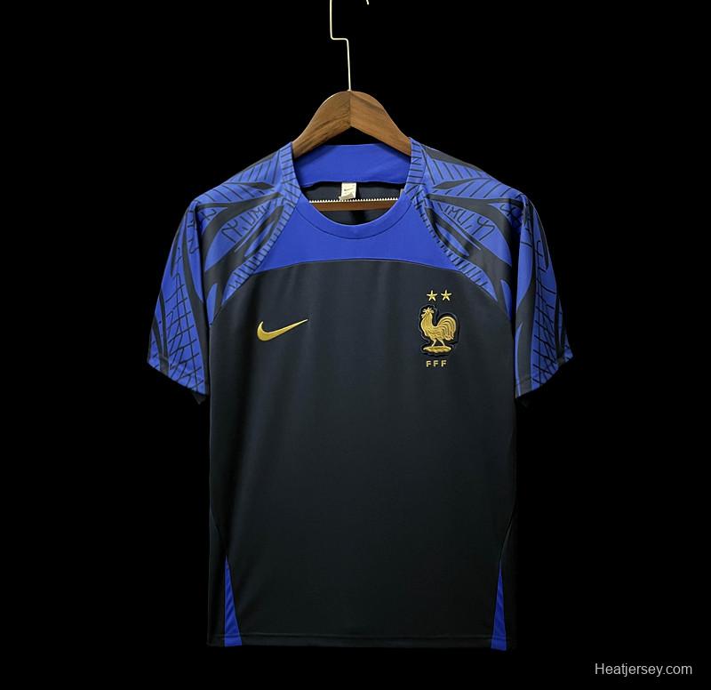 22/23 French Royal Blue Pre-match Training 