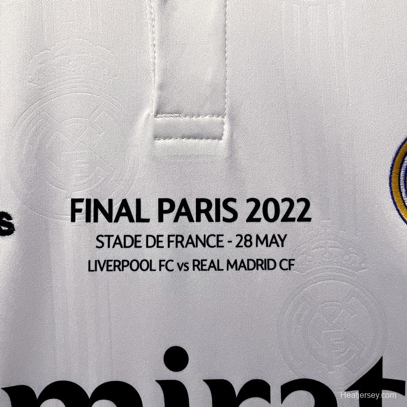 22/23 Real Madrid Home 14 Champions League Winner Soccer Jersey