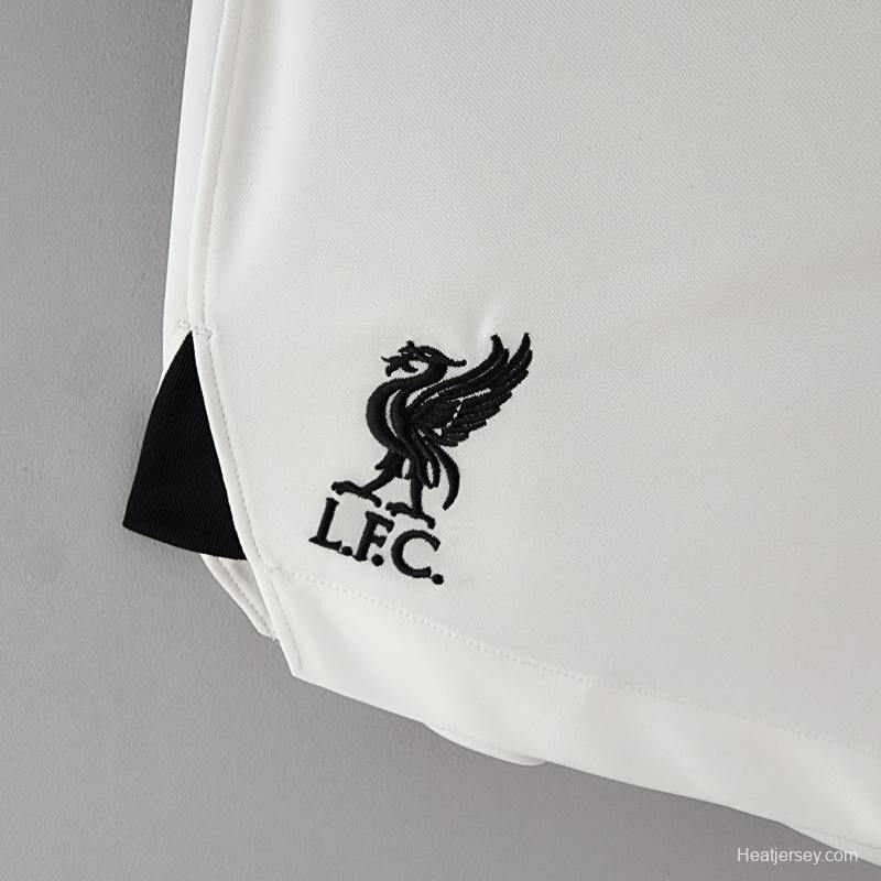 22/23 Liverpool Shorts White