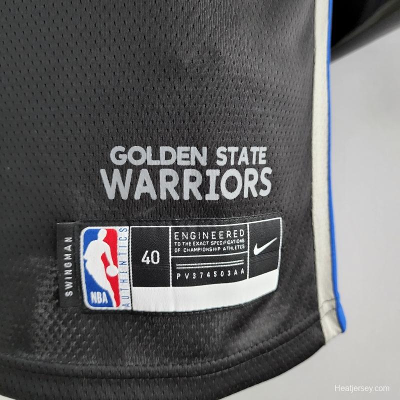 2020 WIGGINS #22 Warriors City Edition Black And Grey NBA Jersey