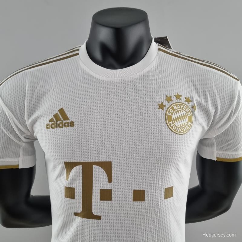 Player Version 22/23 Bayern Munich Away Soccer Jersey