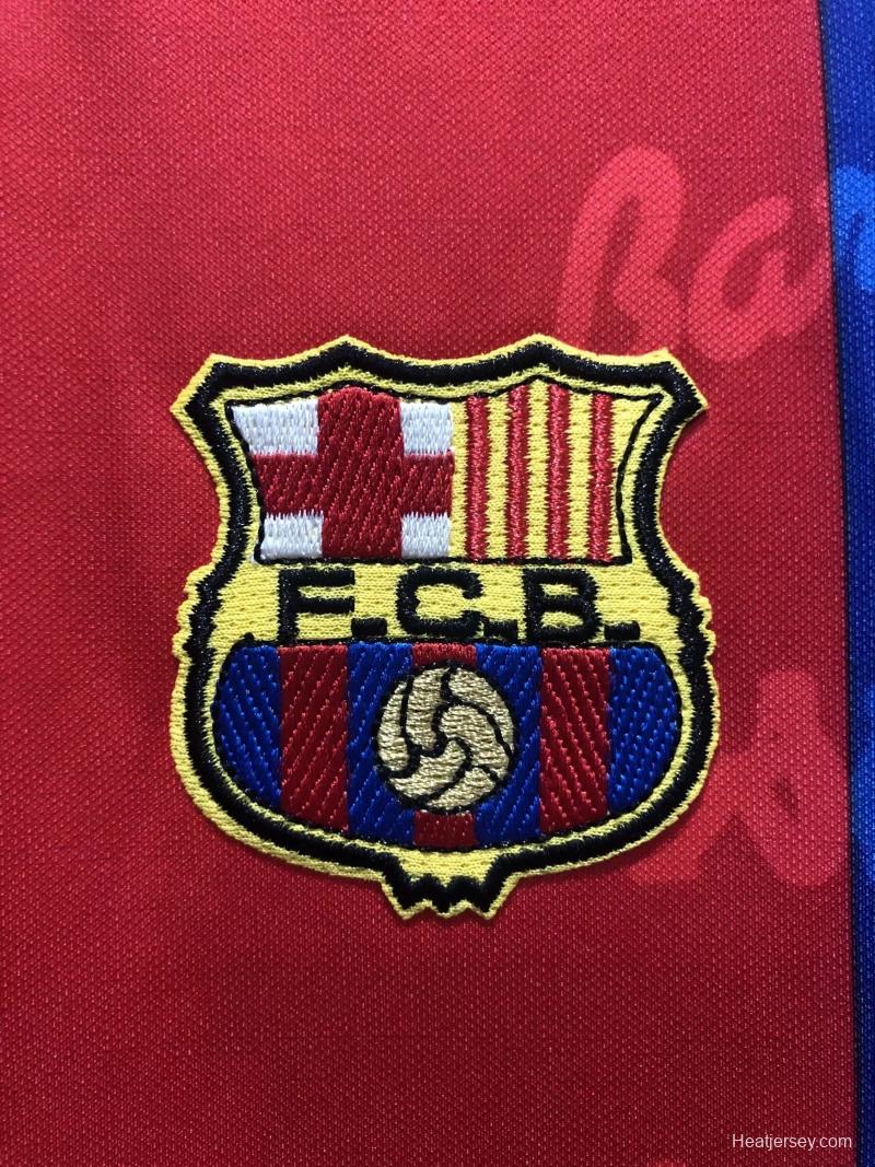 Retro 92/95 Barcelona Home Soccer Jersey