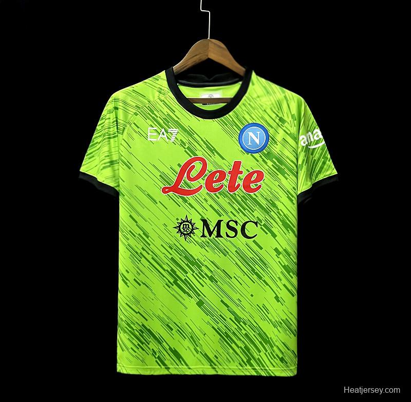 22/23 Napoli Green Goalkeeper Jersey