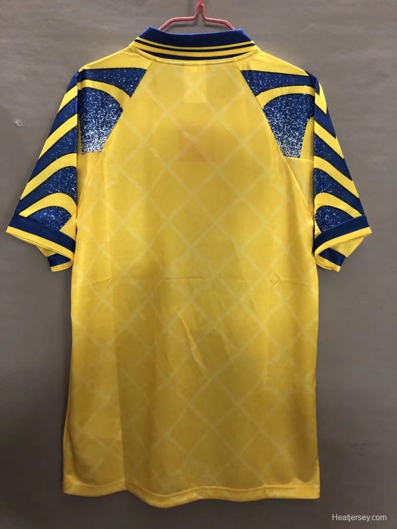 Retro 95/97 Parma Away Yellow Soccer Jersey