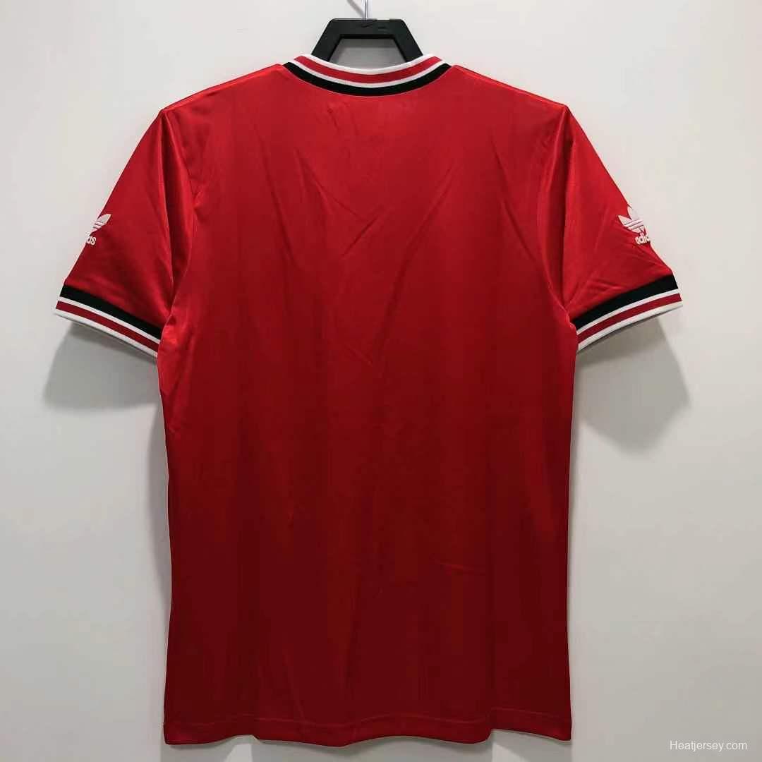 Retro 84/85 Manchester United Home Soccer Jersey