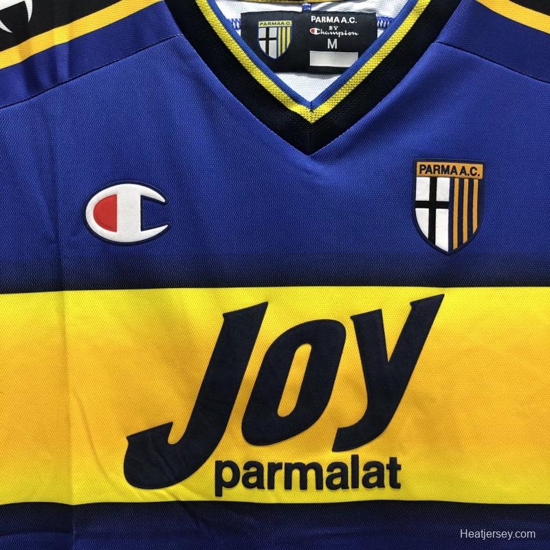 Retro 01/02 Parma Home Soccer Jersey