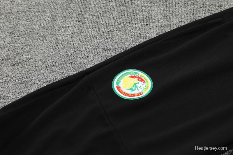 2022 Senegal White Half Zipper Tracksuit