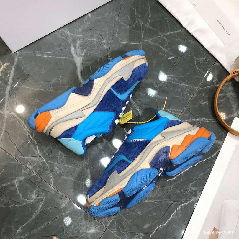 Men/Women Balenciaga Triple S Blue Sneaker Item 6380340