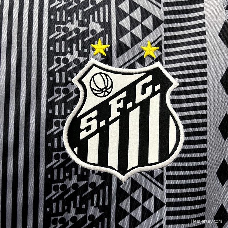 22/23 Santos Third Black Jersey