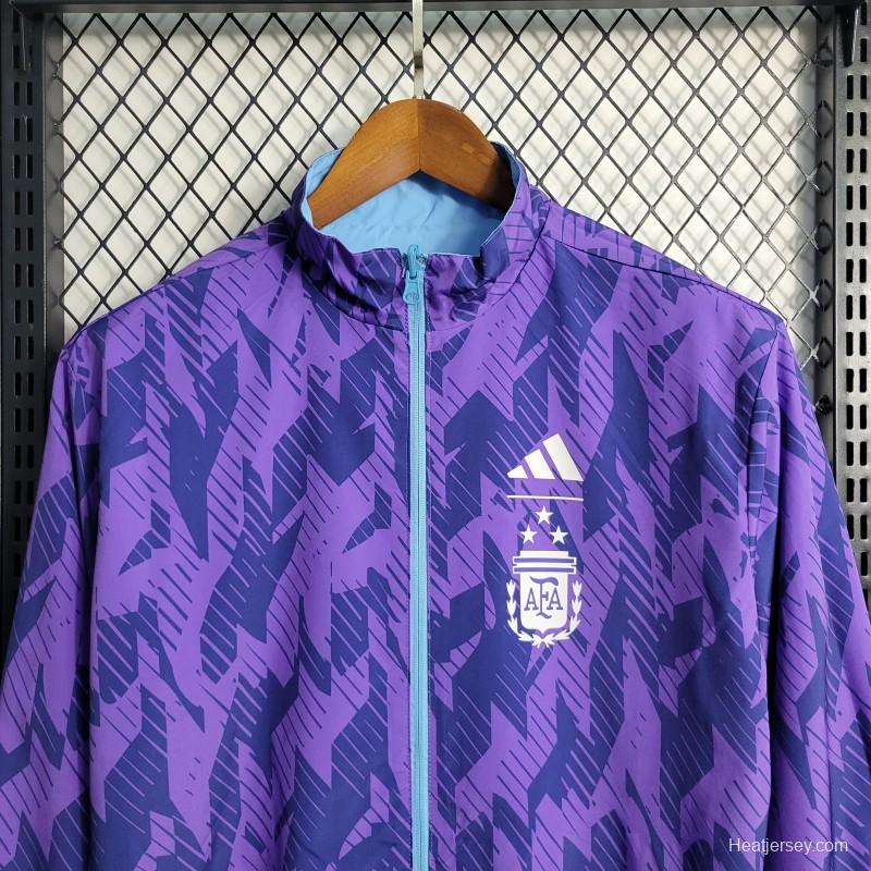 3-star 2023 Argentina Reversible Windbreaker