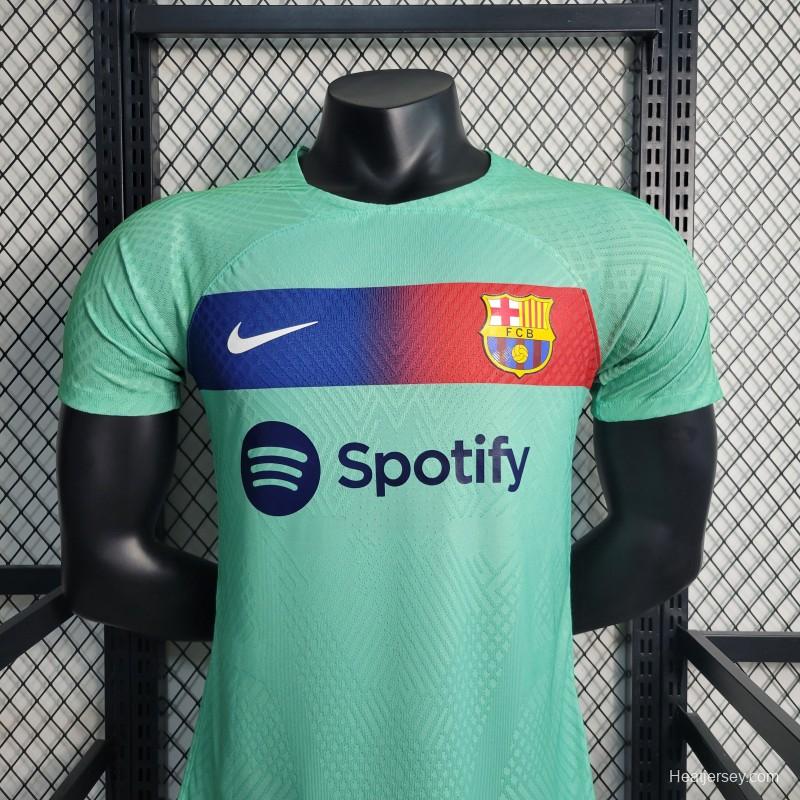 Player Version 23-24 Barcelona Green Special Jersey