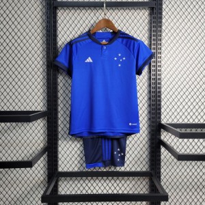 23-24 Kids Cruzeiro Home Jersey Size 16-28