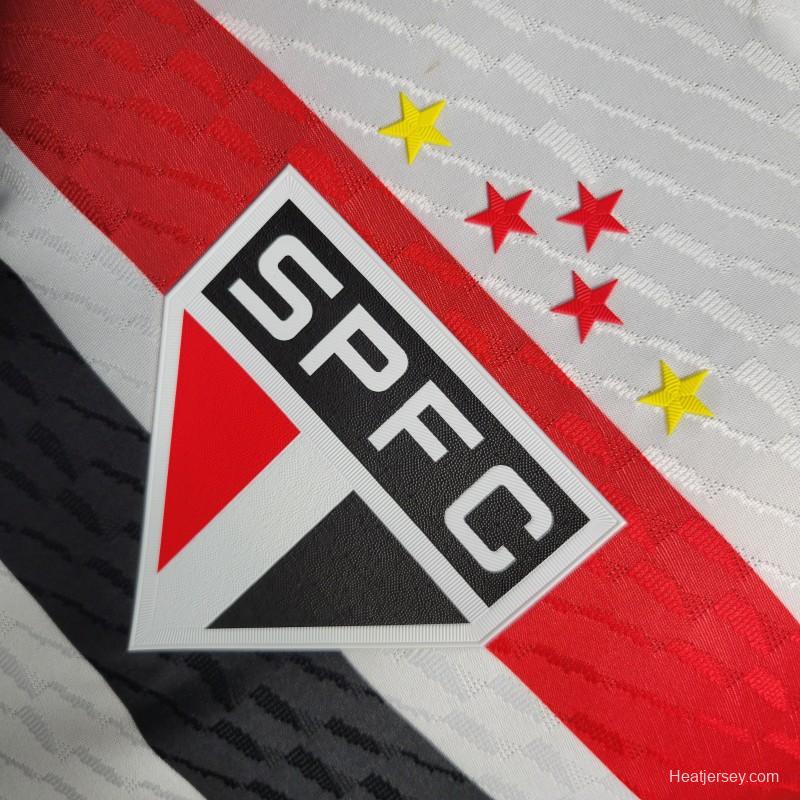 Player Version 23-24 Sao Paulo Home Jersey