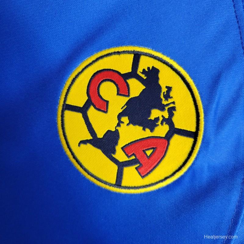 23-24 Club America Away Blue Soccer Jersey