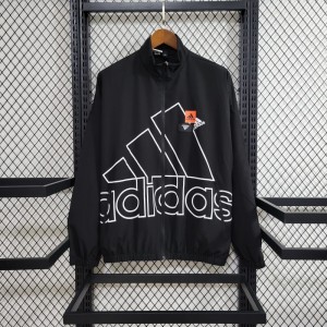 2023 Adidas Black Windbreaker