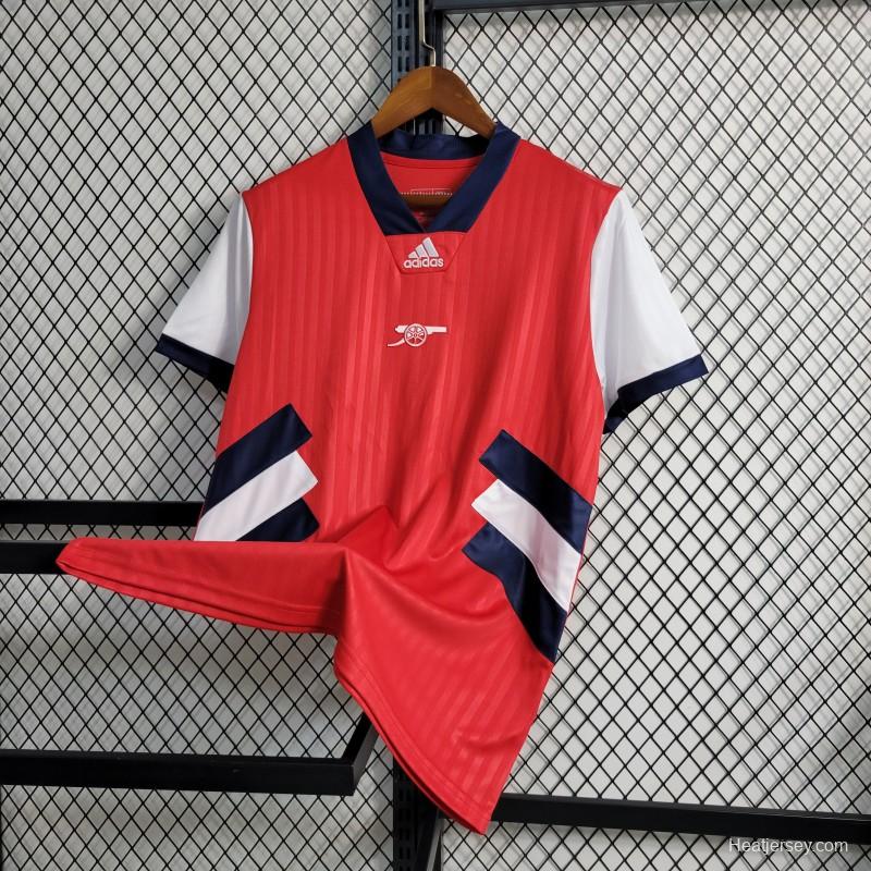 23-24 Arsenal Red Icon Jersey with Embroidery logo