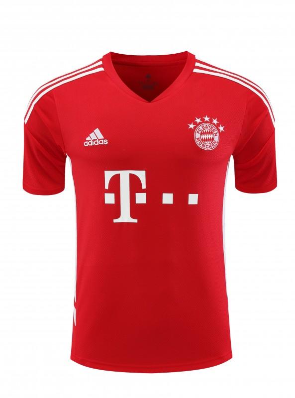 23-24 Bayern Munich Red White Short Sleeve+Shorts