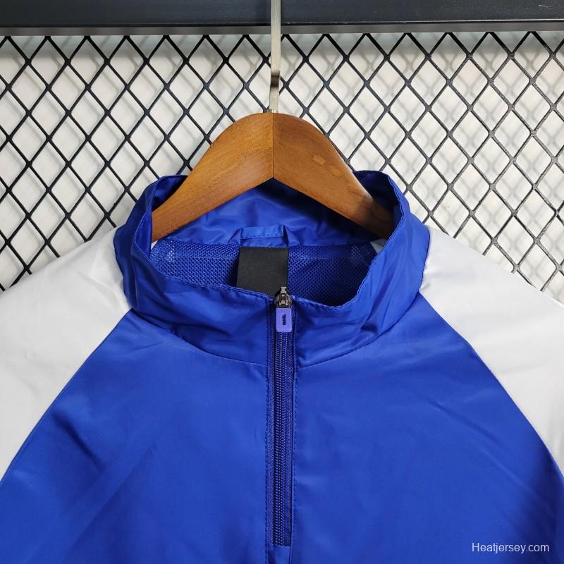 23-24 Arsenal Blue Windbreaker