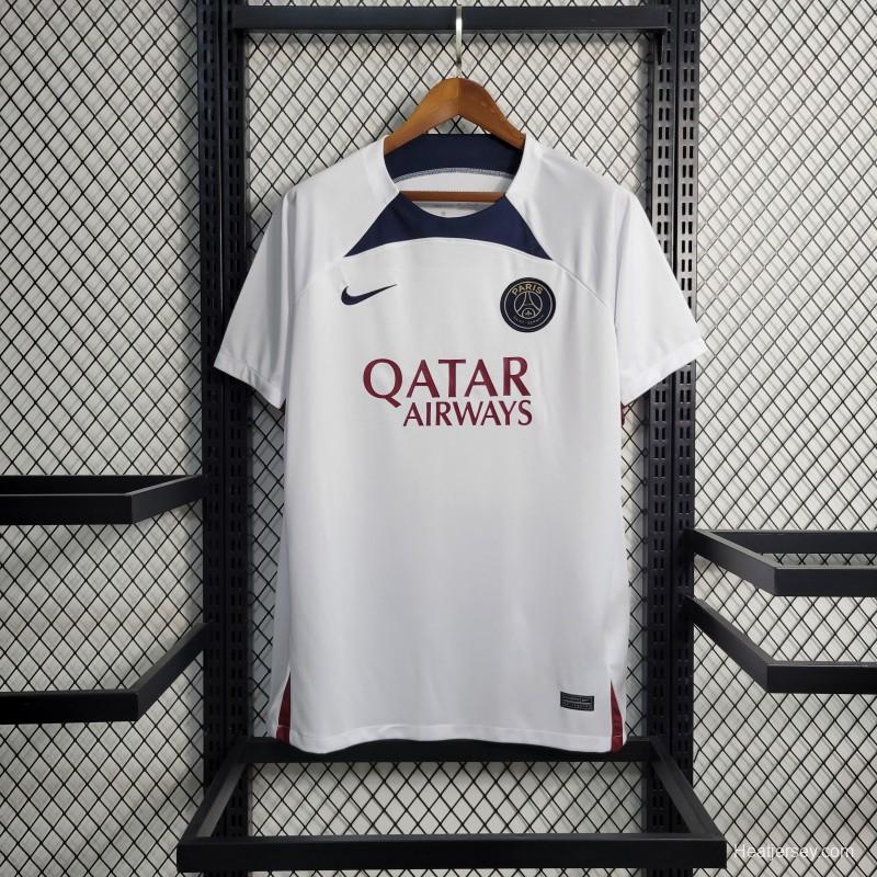 23-24 PSG Training White  Jersey