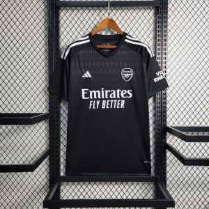 23-24 Arsenal Black Goalkeeper Jersey