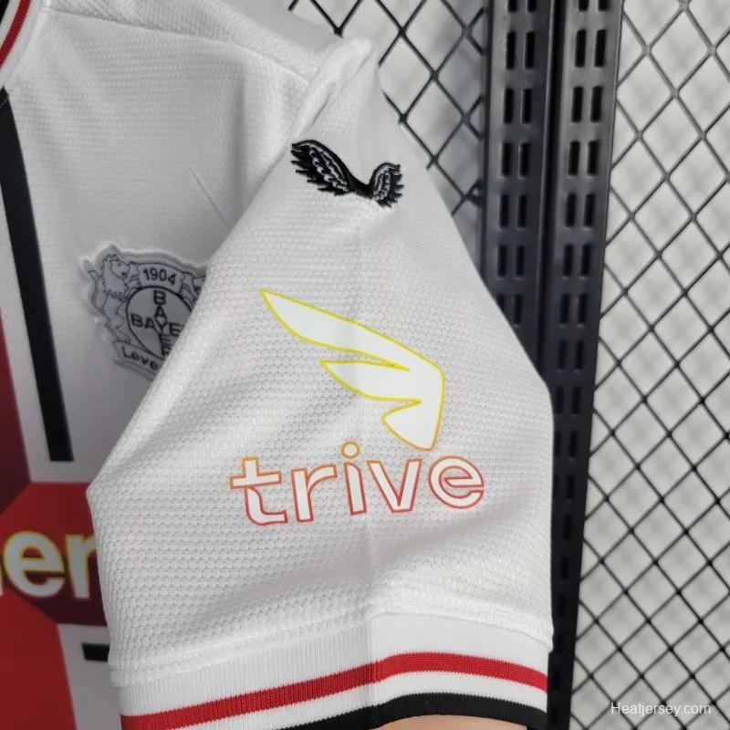 24/25 Bayer 04 Leverkusen Away White Jersey