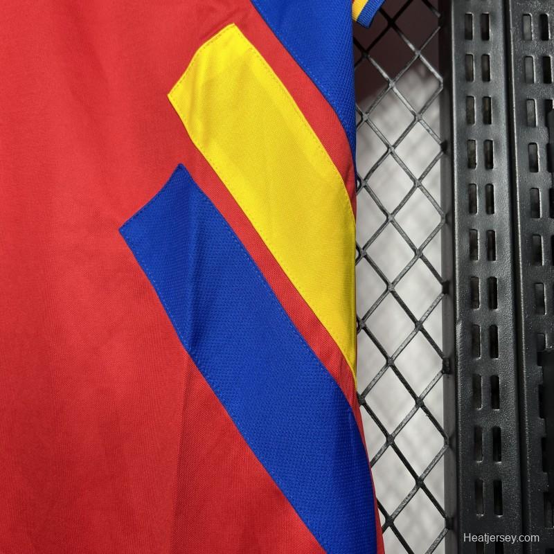 Retro 1994 Romania Away Red Jersey