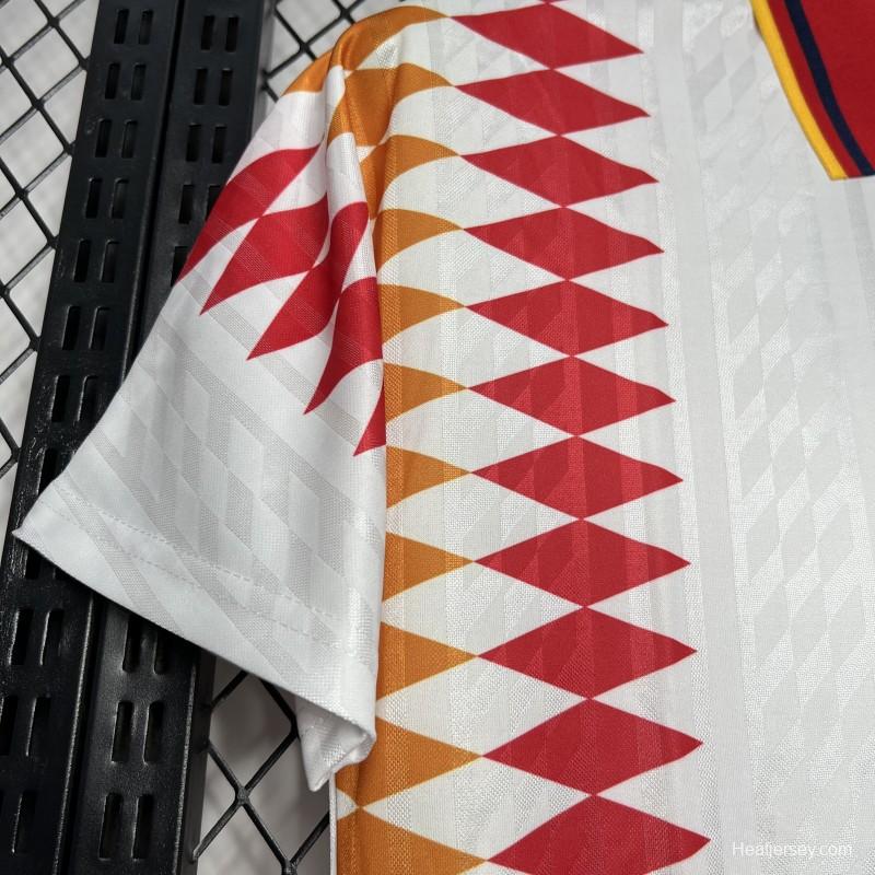 Retro 1994 Spain Away White Jersey