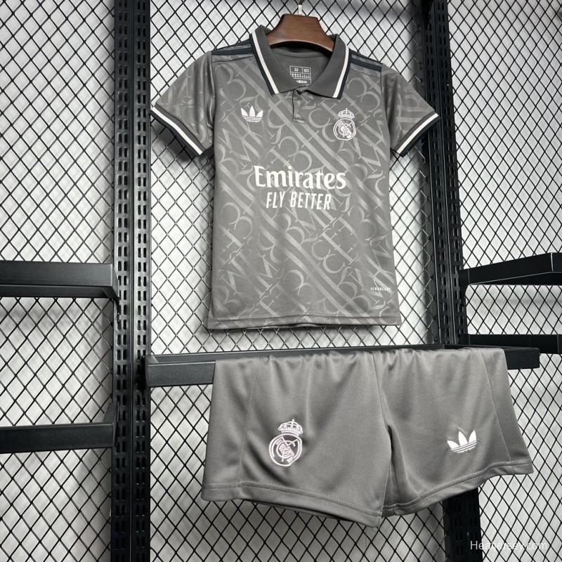 24/25 Kids Real Madrid Third Black Jersey