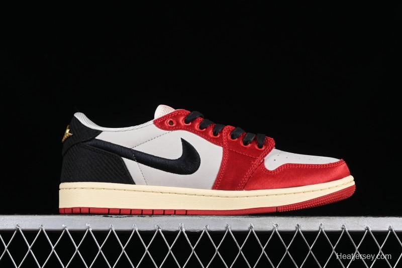Nike Trophy Room x Jordan 1 Low OG "Away" Casual Sneakers - FN0432-100
