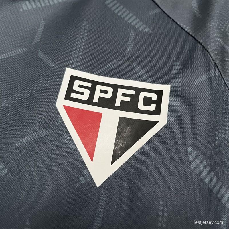 25/26 Sao Paulo Training Jersey Grey Jersey S-XXXXL