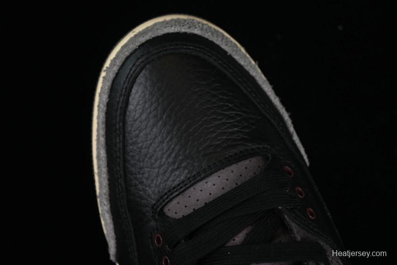 Nike A Ma Maniere x Air Jordan 3 Retro Black Sneakers - FZ4811-001