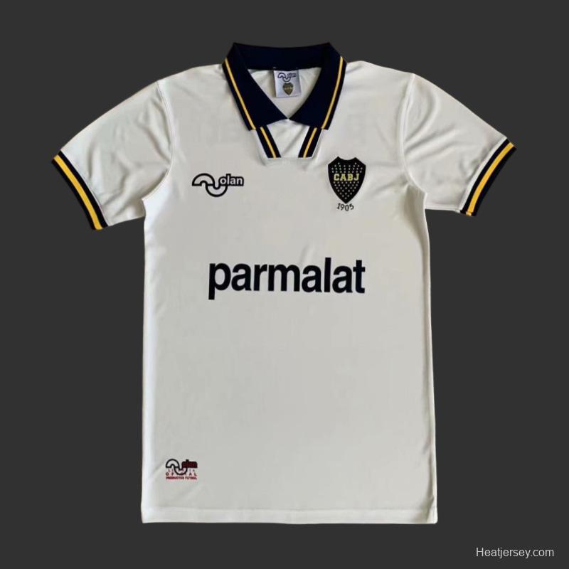 Retro 94/95 Boca Juniors Away White Jersey