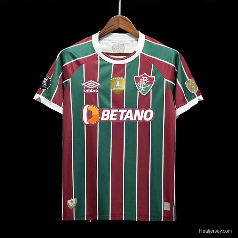 23/24 Fluminense Home Jersey With Full Patch