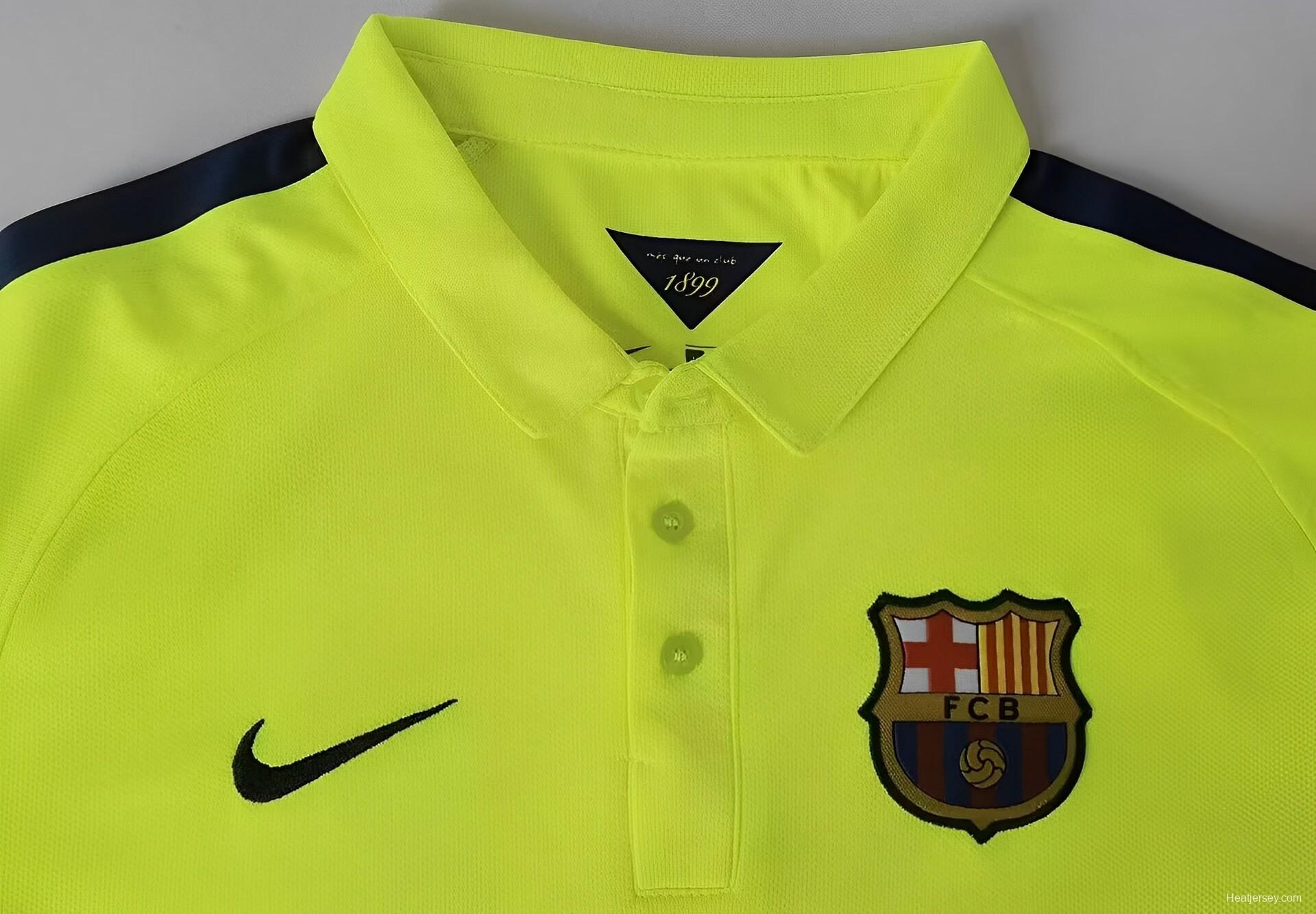 Retro 14/15 Barcelona Third Green Jersey