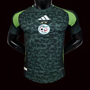 Player Version 2024 Algeria Away Green Jersey