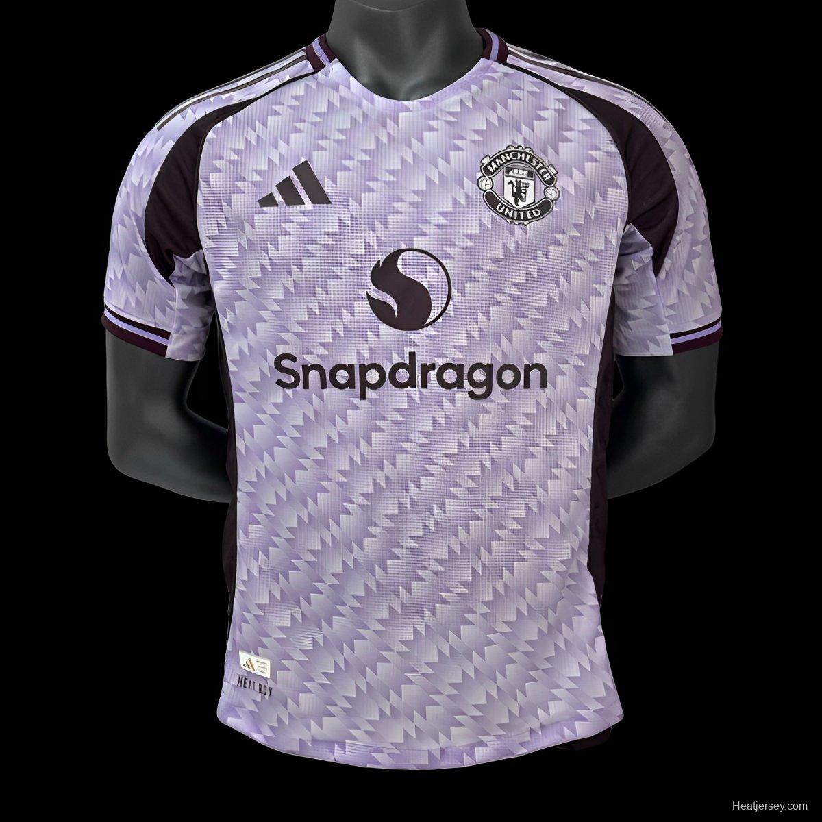 Player Version 25/26 Manchester United Away Purple Jersey