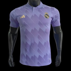 Player Version 24/25 Real Madrid Purple Polo Jersey